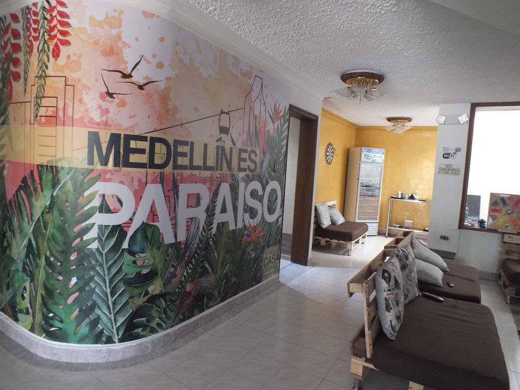 Hostal Casa Paraiso Медельин Экстерьер фото