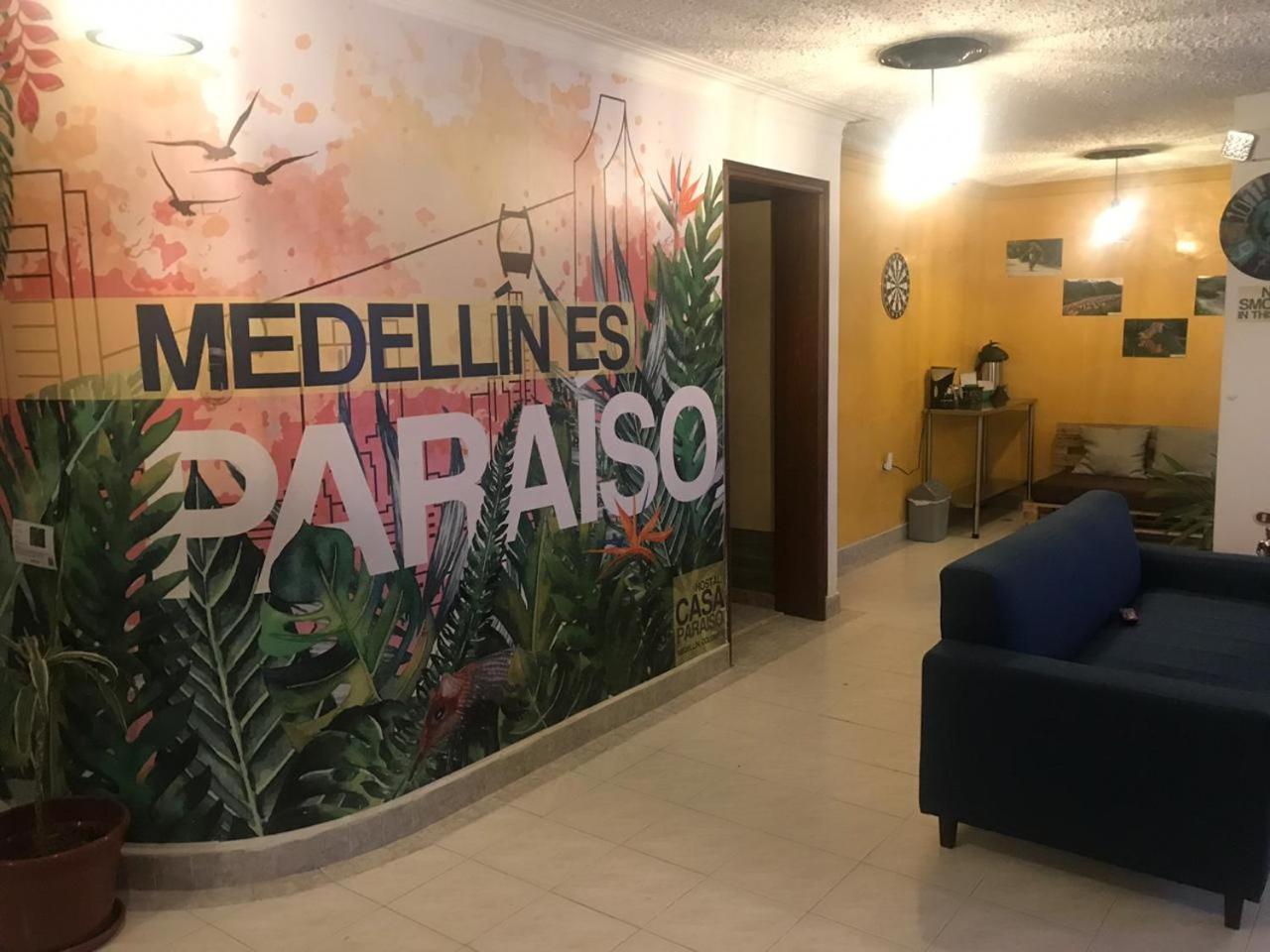 Hostal Casa Paraiso Медельин Экстерьер фото
